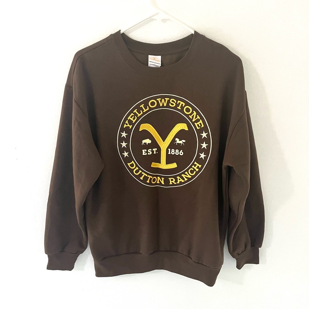 NWT Yellowstone Dutton Ranch Crewneck Sweater, Size: Small